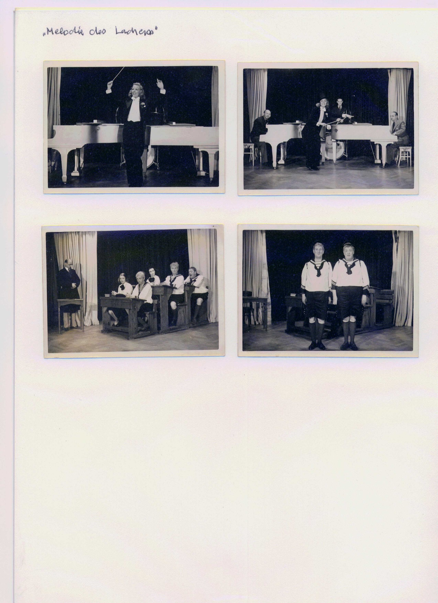 Melodie des Lachens photograph sheet 1